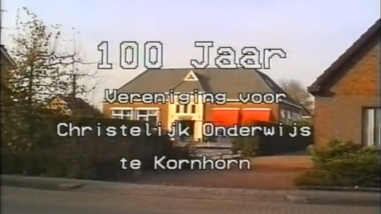Maranatha school 100 jaar, een rondje door Kornhorn