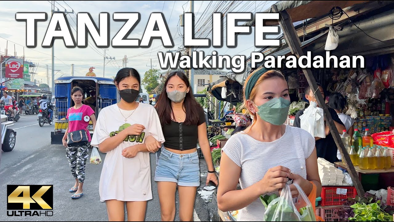 The Local Scene in Paradahan Tanza Cavite Philippines [4K]