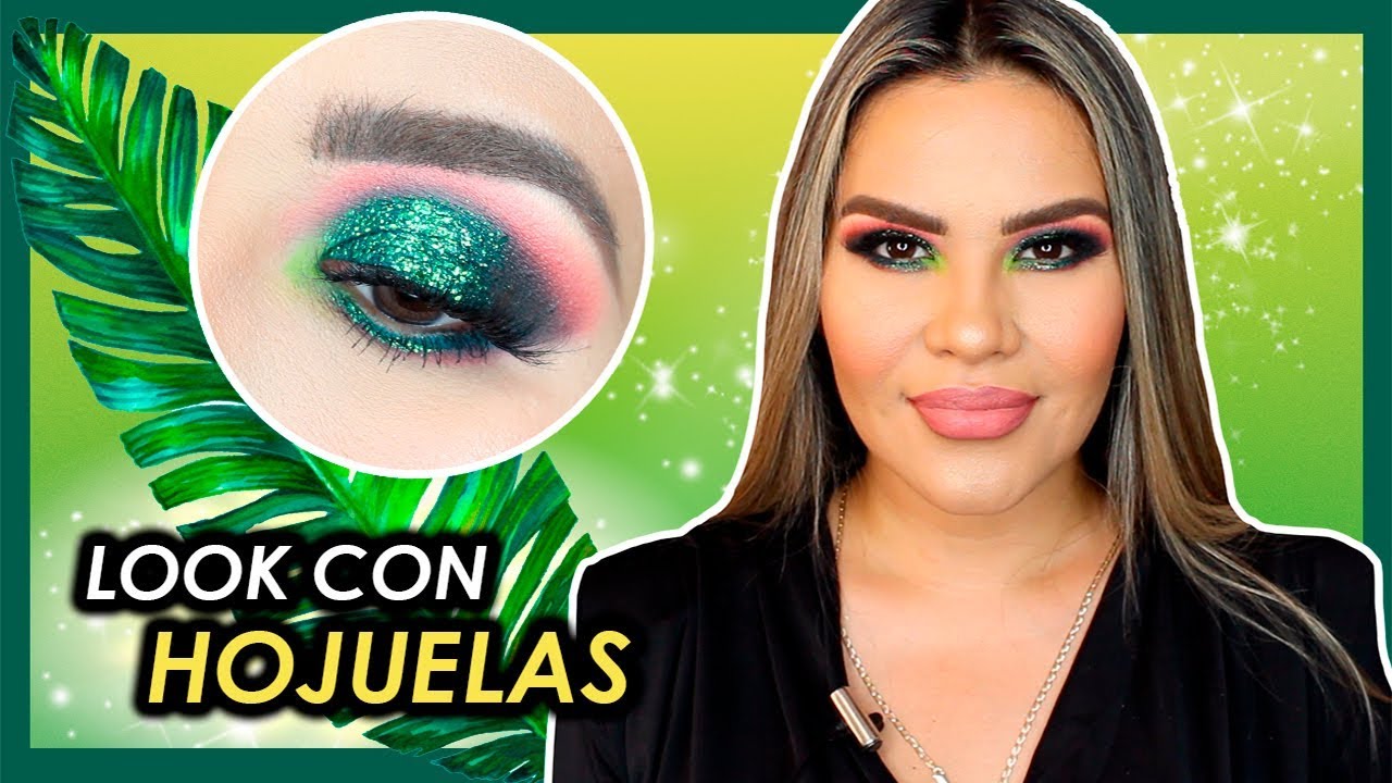 Maquillaje con HOJUELAS  Nueva tendencia | Mytzi Cervantes