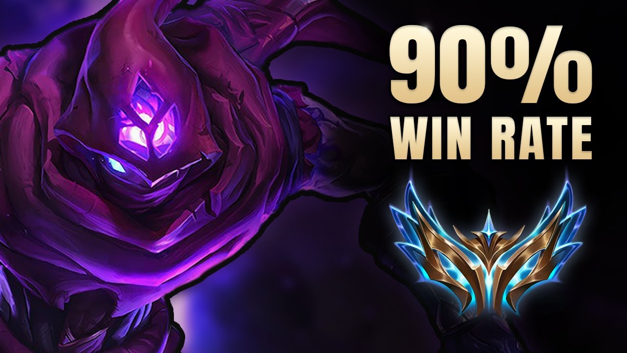 I Hit a 90% Win Rate to Diamond with ONE Button (Malzahar Guide)