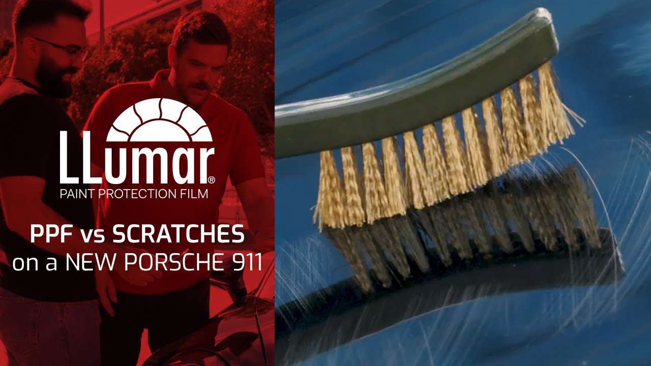 PPF vs SCRATCHES on a NEW PORSCHE 911 | LLumar Paint Protection Film Put to the Test