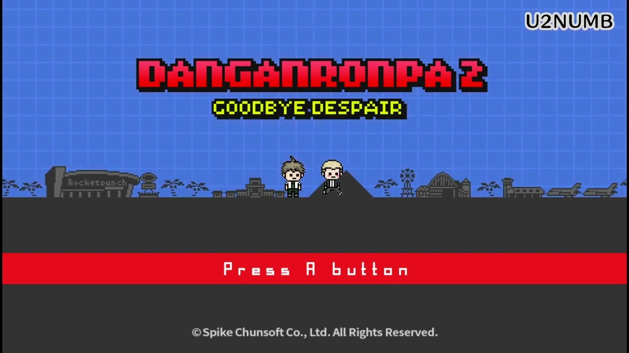 Danganronpa 2: Goodbye Despair Title Screen (PC, Vita, PSP, Switch, X1)