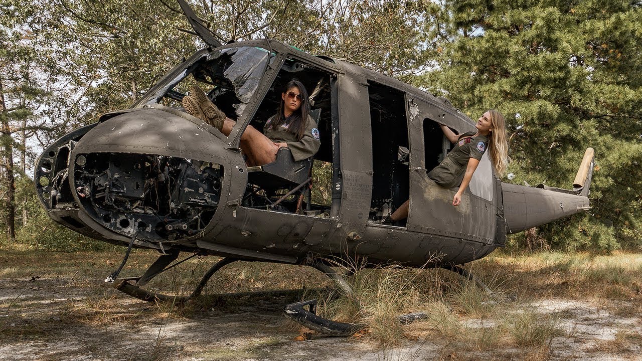 Abandoned Military Helicopter