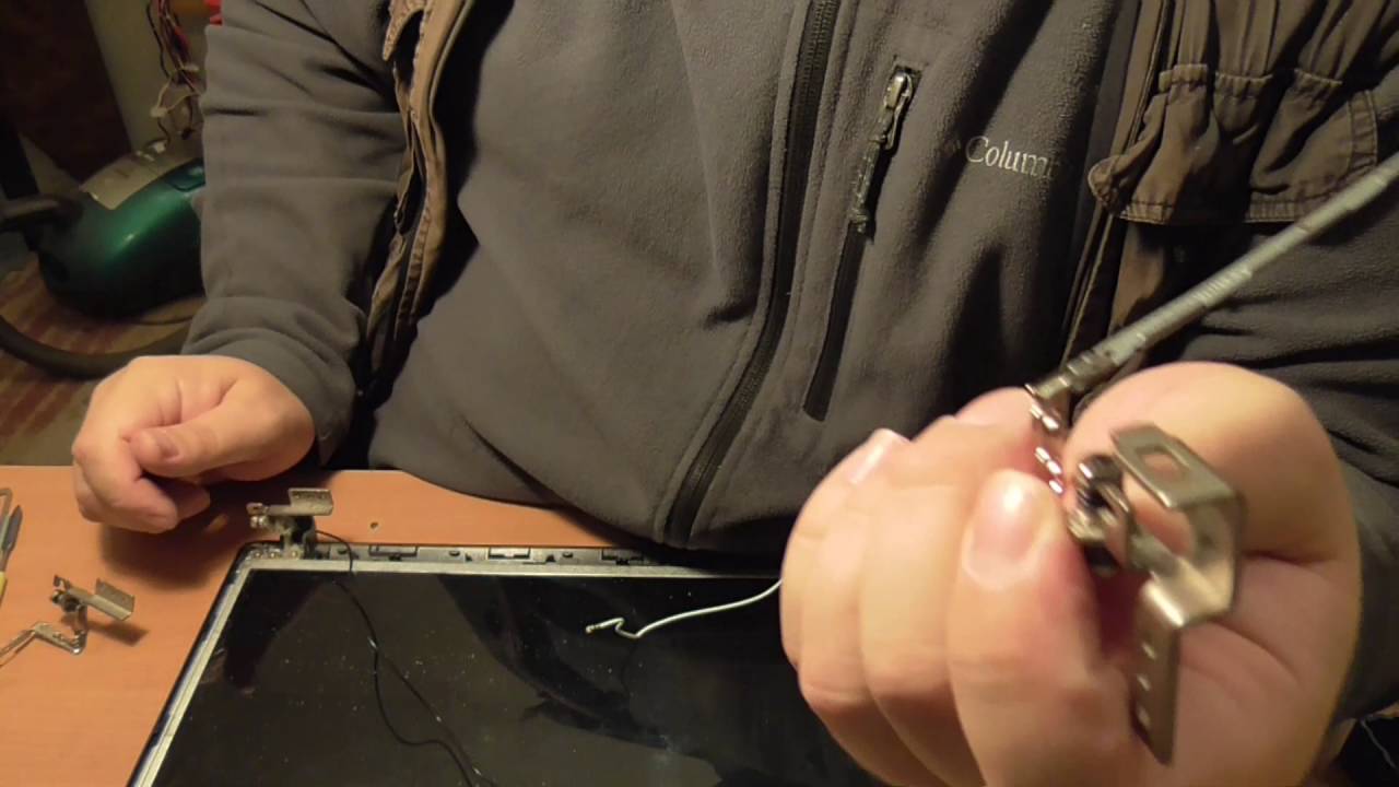 Жуткие петли ноутбука lenovo G580, меняем...