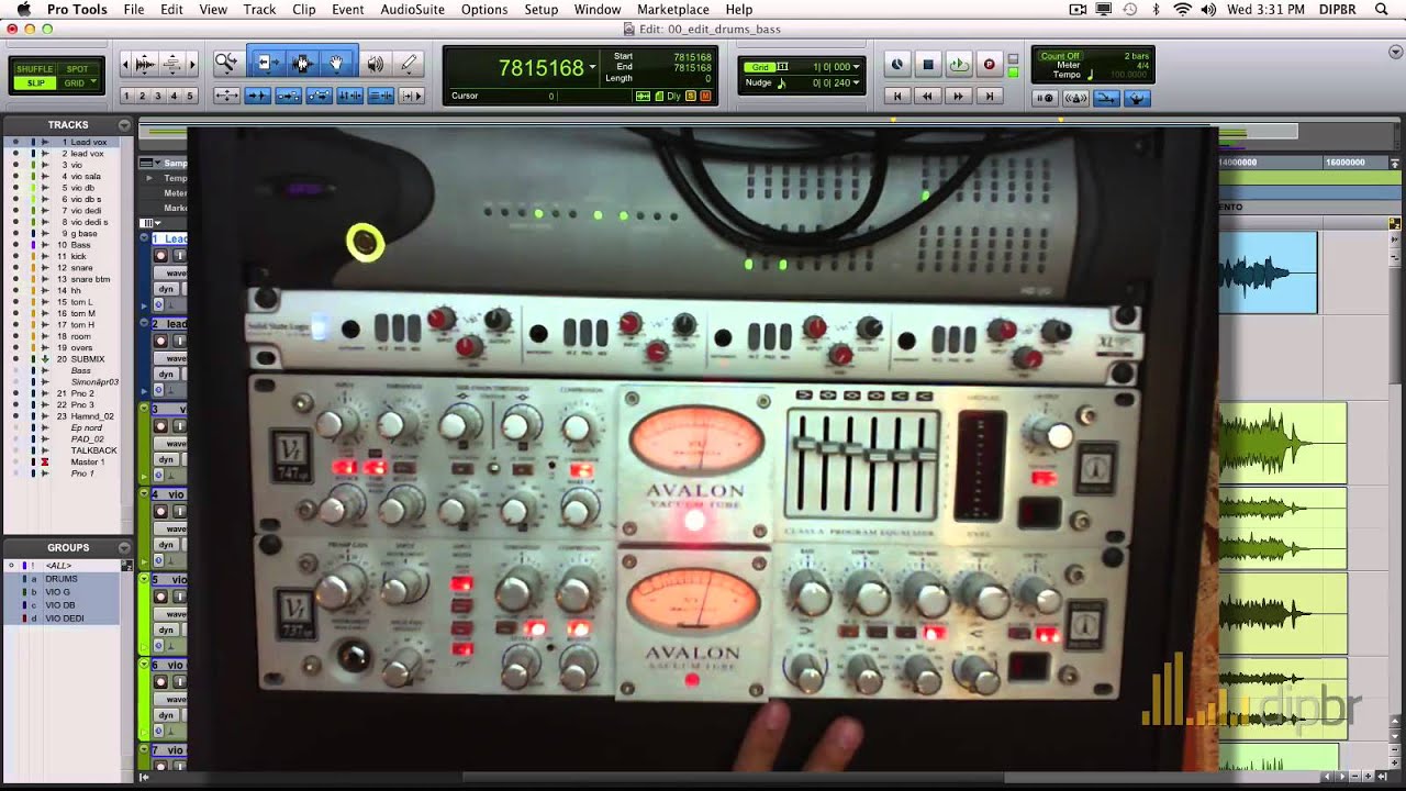 INSERTANDO HARDWARE DURANTE A MIXAGEM