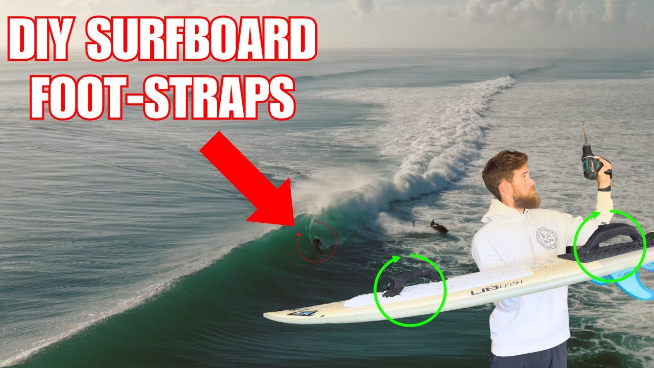 You Won't Believe How Easy It Is To Mount Foot Straps To A Surfboard!