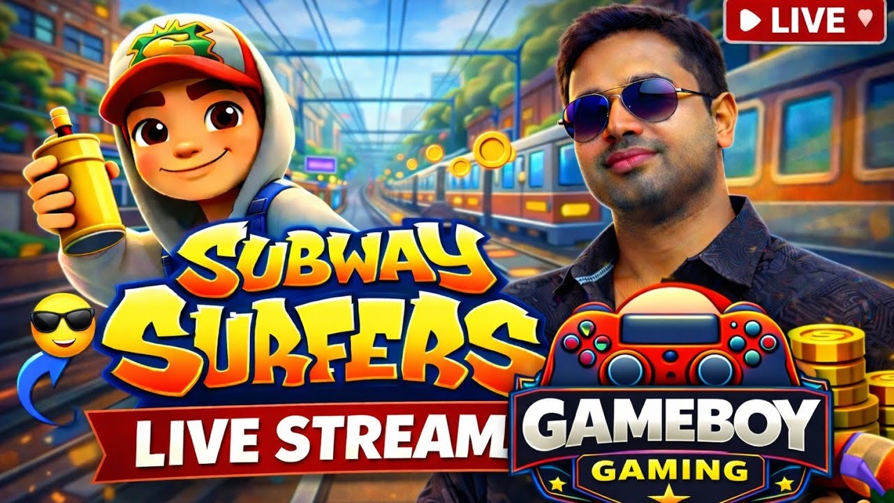 Subway surfers live 🔥 ajao sablog | Gameboy gaming #subwaysurfers #gameboygaming