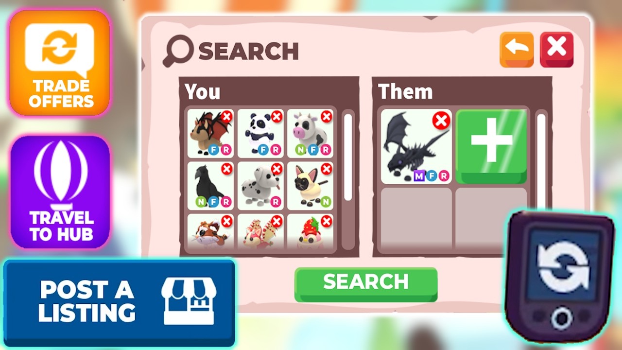 How to Use the Trading Hub! | Adopt Me Update Roblox | Riivv3r
