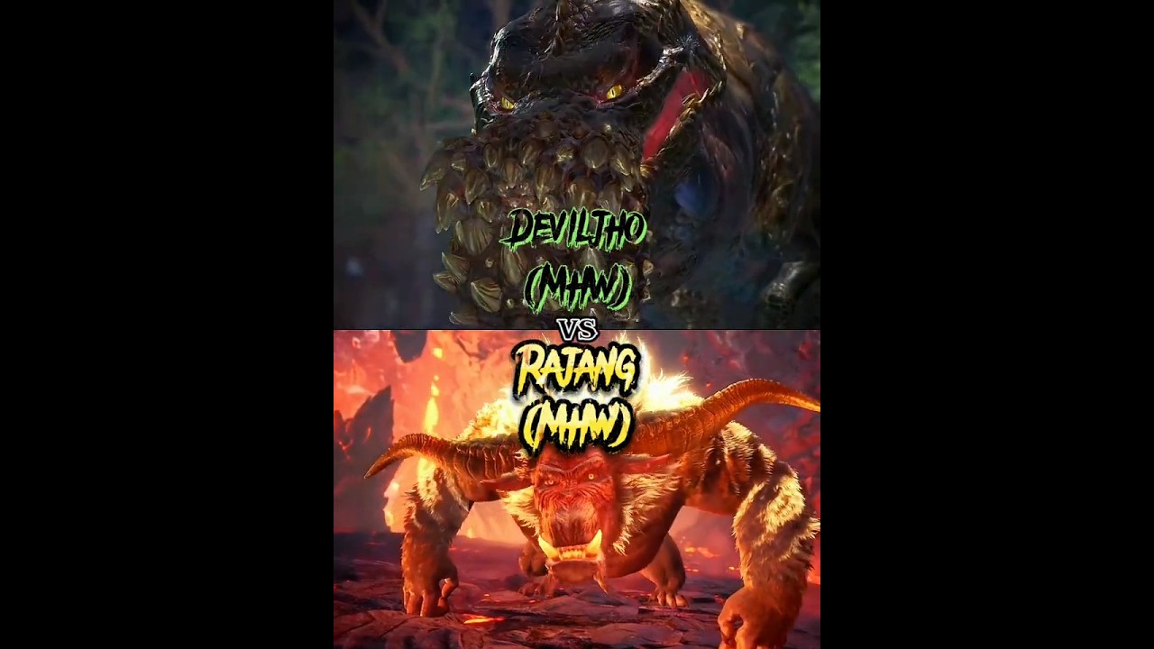 Monster Hunter World - Deviljho (MHW) vs Rajang (MHW)