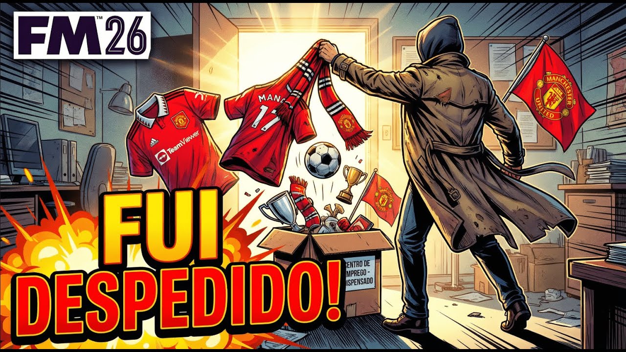 FUI DESPEDIDO! | MANCHESTER UNITED | EP.18 | FOOTBALL MANAGER 2026
