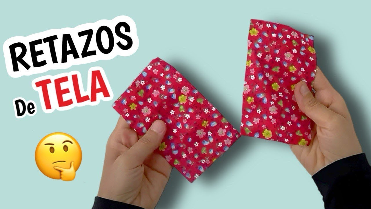 ⭐5 MINUTOS! Proyecto De Costura De Retales De Tela / R&aacute;pido Y F&aacute;cil / Reciclaje De Tela Sobrante