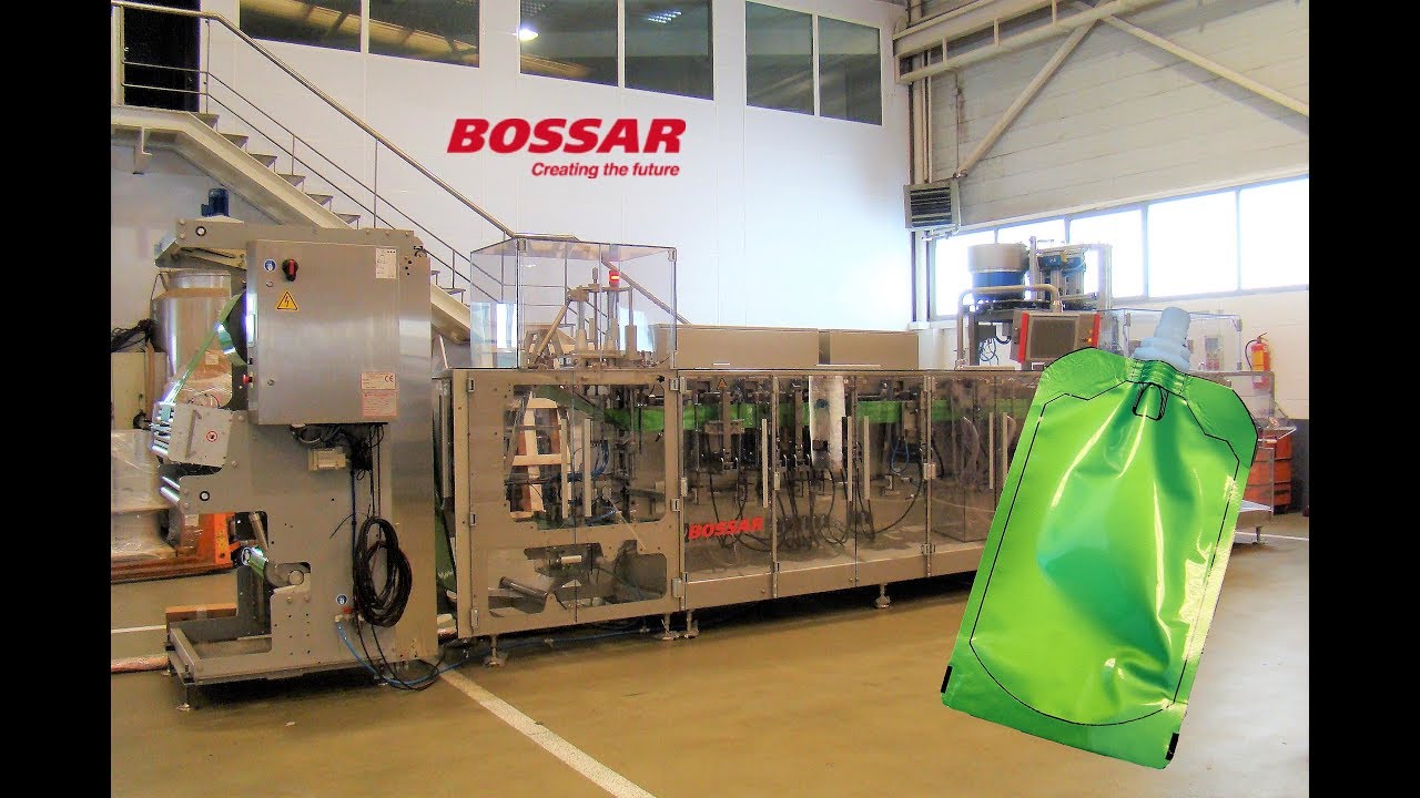 MAQUINA BOSSAR BMS 2.4 (Servo)( Doypack con tapa superior para llenado posterior)