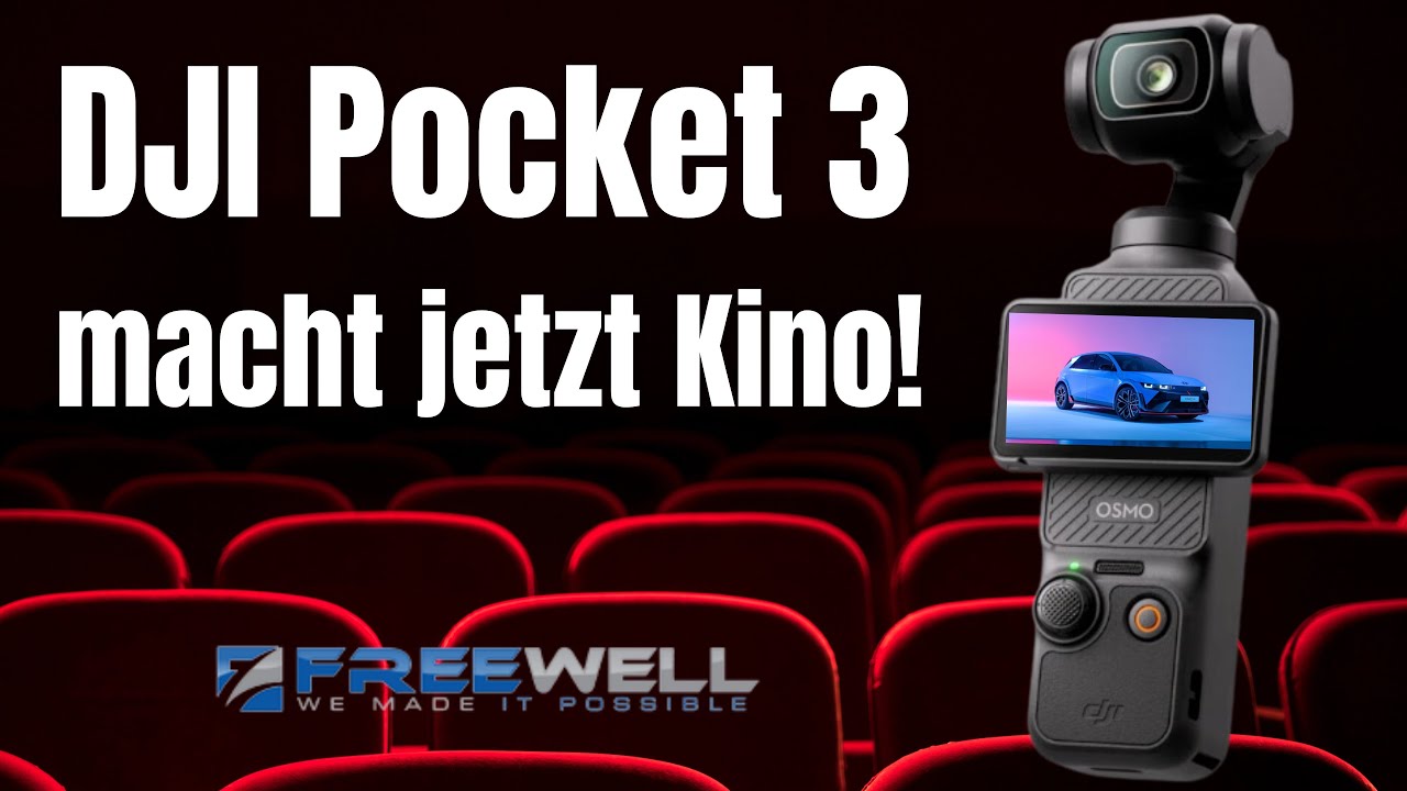 Der DJI Pocket 3 macht jetzt Kino! Anamorph ,Macro Aufnahmen möglich! Zubehör Freewell Filter Set!