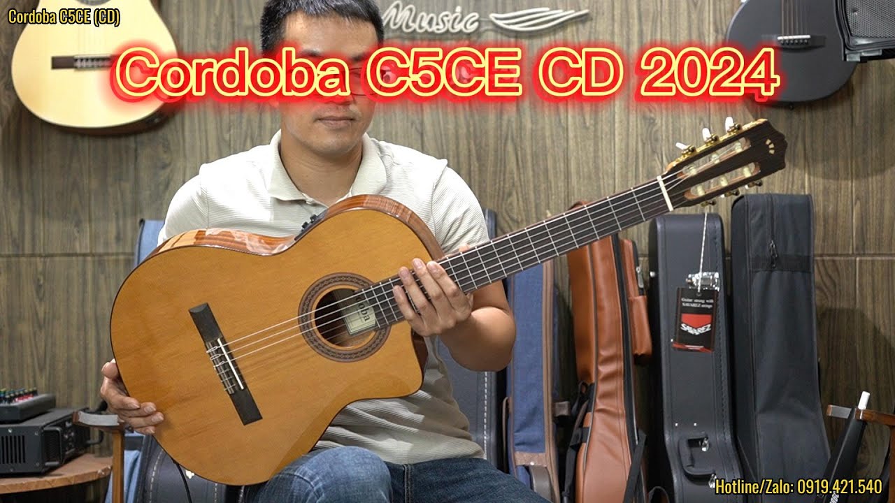 Đánh Giá Guitar Cordoba C5CE (CD) Chất Âm Thanh Thoát Vang Sáng - Thân Nguyễn Music