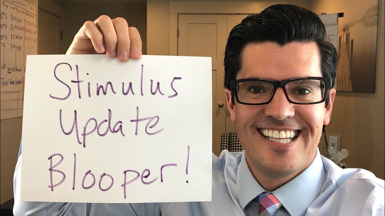 FUNNY Stimulus Update Blooper | Stephen Gets Surprise Visitor