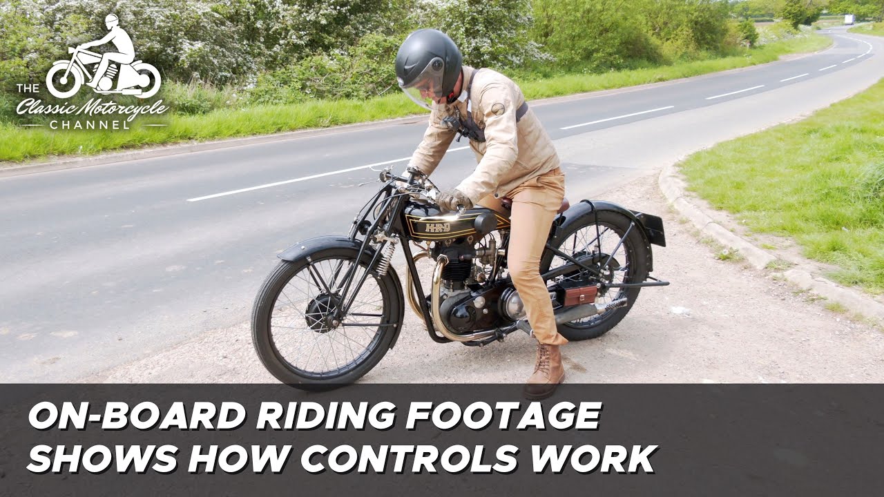 Riding a TT Spec Racing Motorcycle from the 1920s