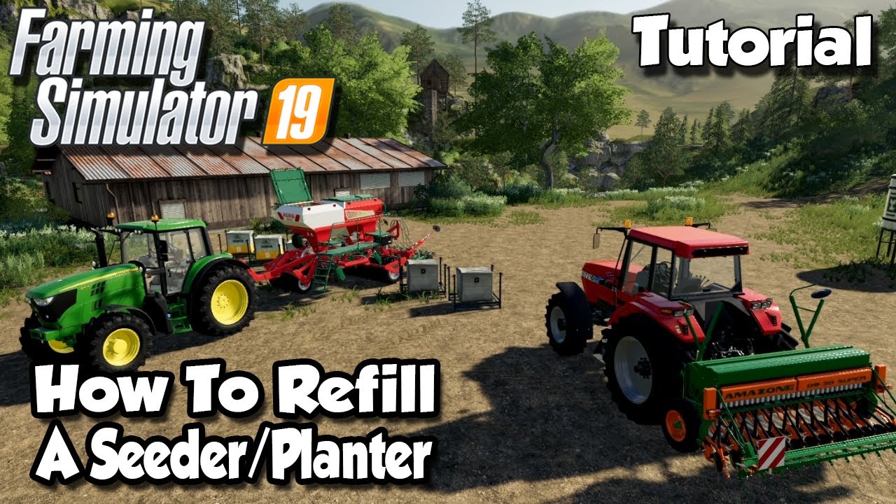 How To Refill A Sower / Seeder | Farming Simulator 19 Tutorial | FS19 Tutorial