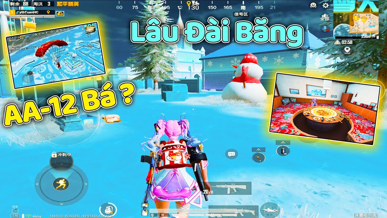 PUBG Mobile | LẦN ĐẦU ĐỘT NHẬP LÂU ĐÀI BĂNG GIÁ – AA12 MẠNH TỚI MỨC NÀY SAO?!