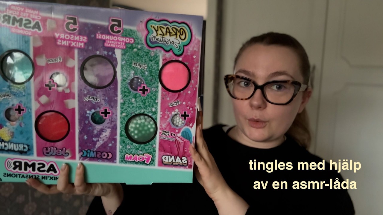 ASMR på Svenska | använder en asmr låda för att ge dig tingles 📦