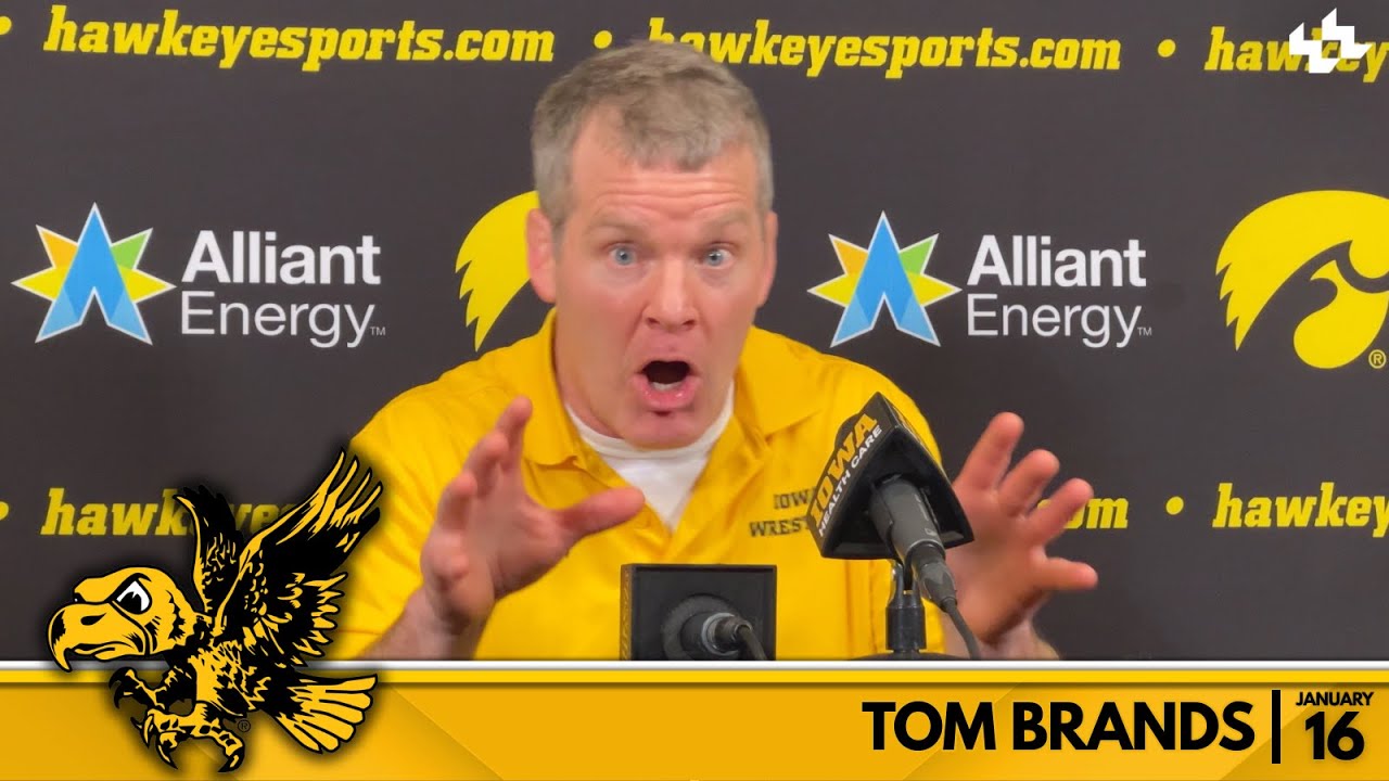 Tom Brands - Penn State | Iowa Men's Wrestling | Jan. 16