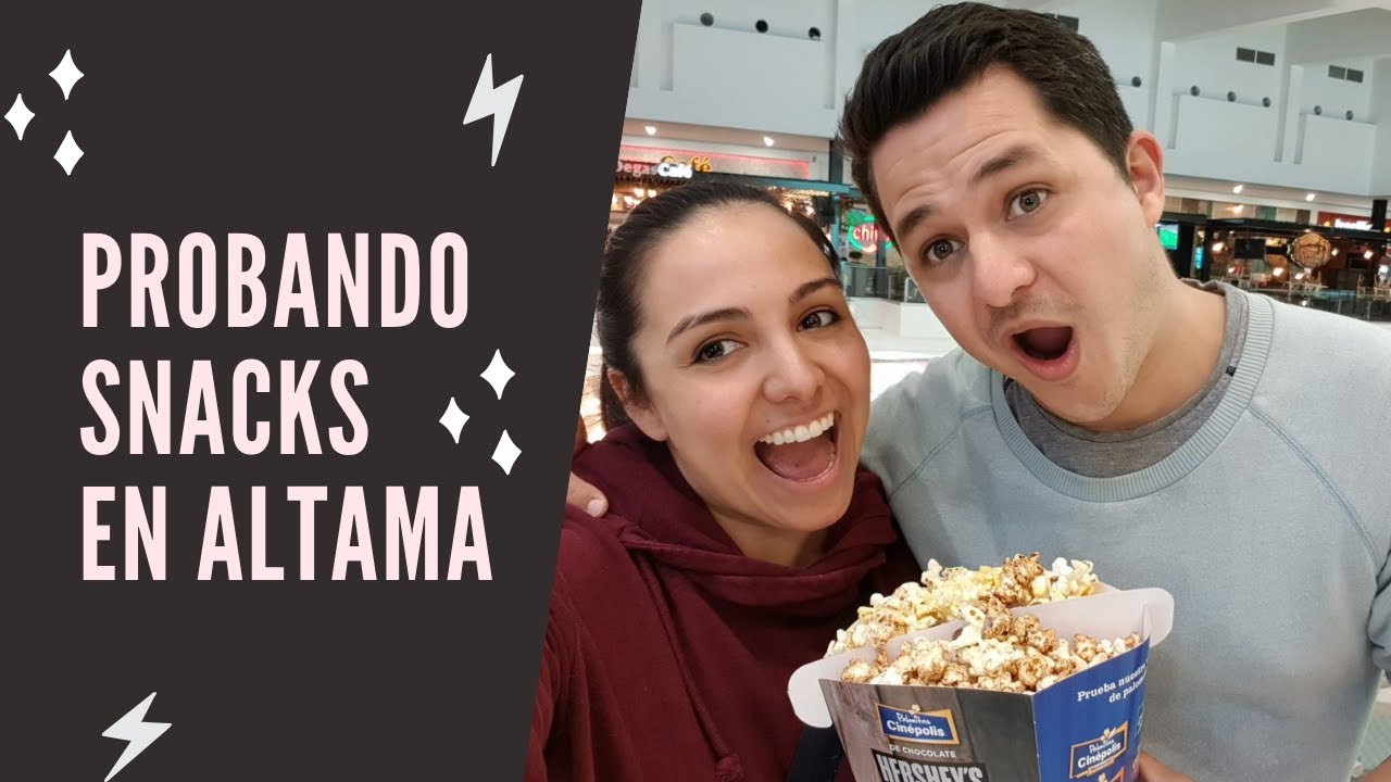 Probando treats en Altama Tampico | Palomitas Hershey's, Nuevo Blizzard ¡Y más!