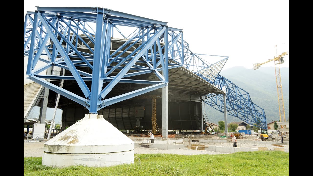 La Halle Olympique d'Albertville se transforme