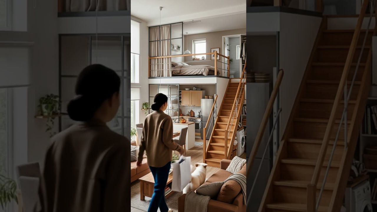 Modern Loft Apartment Tour | Small Space Interior Design
