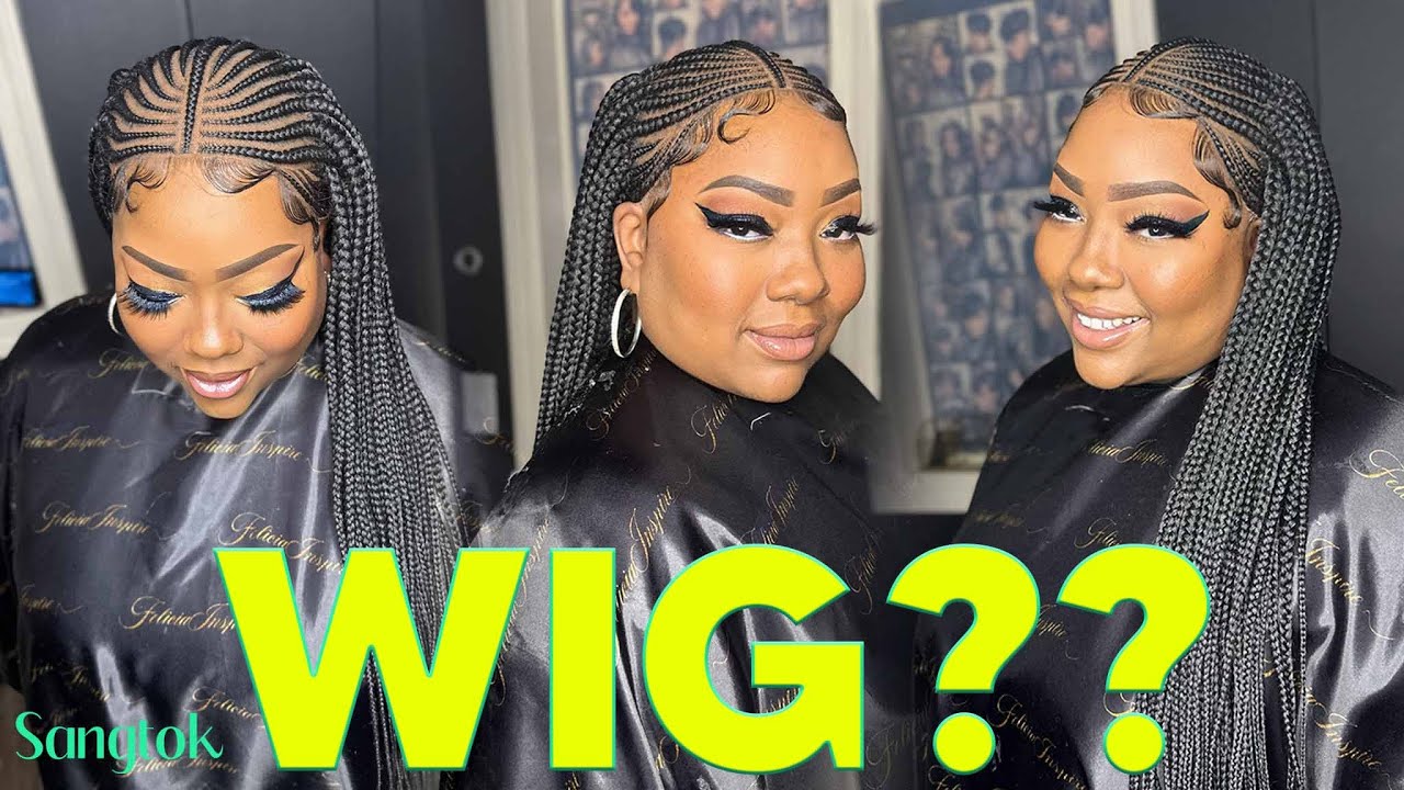 SSSSHHHHH! WIG WHERE? | Braid Wig Install| Alopecia Wig | Sangtok Braided Wig | Hair Tutorial