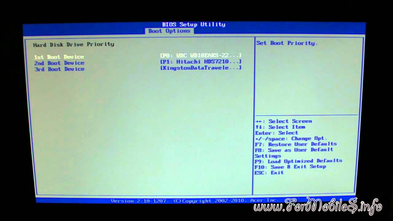 Packard Bell iXtreme - Breve sguardo sul BIOS e avvio sistema