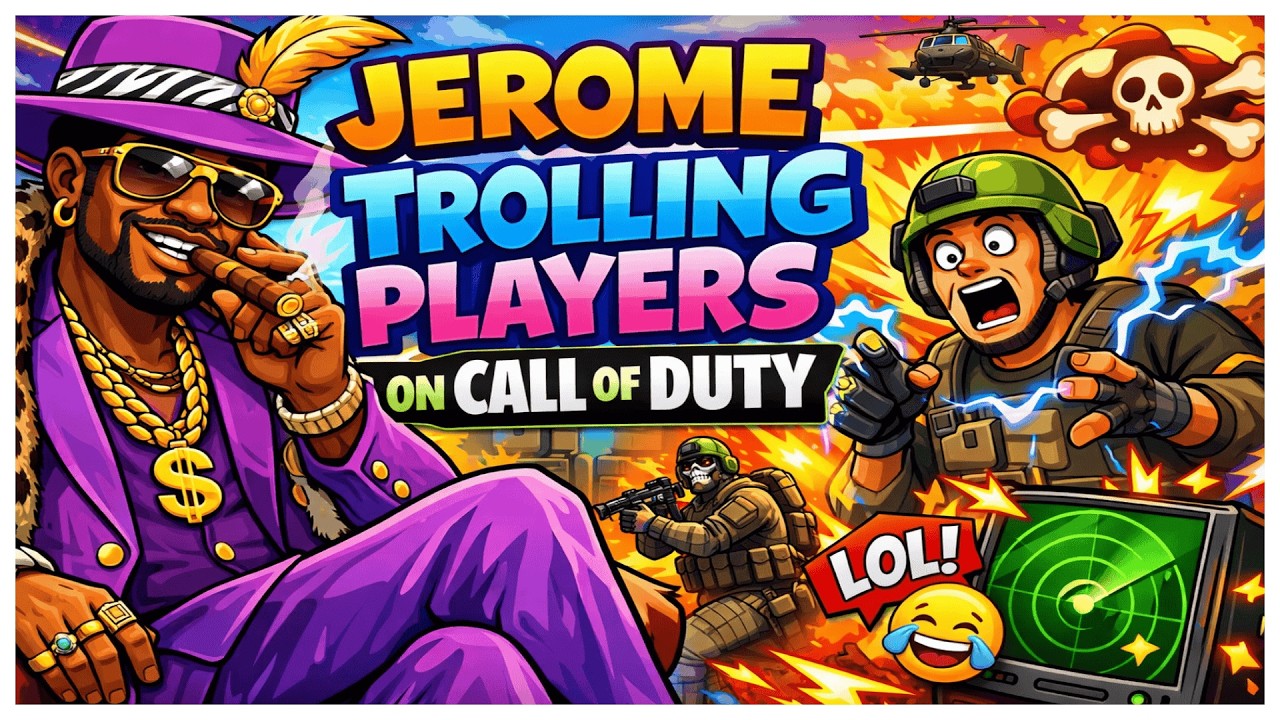 JEROME'S GRANDMA IS HALF NINETENDO! (COD) (GAY THUG VOICE TROLLING)