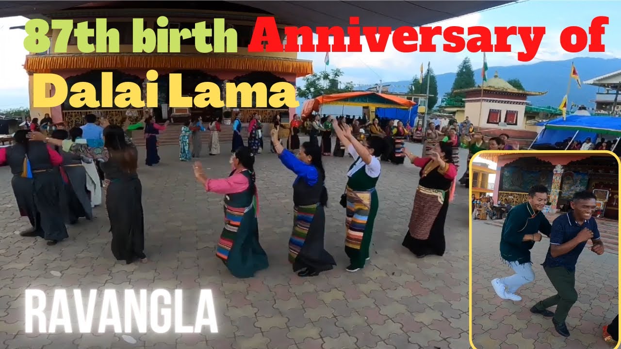 Gorshey with disco dance by people of K.T.S at thrunkar. #tibetanvlogger