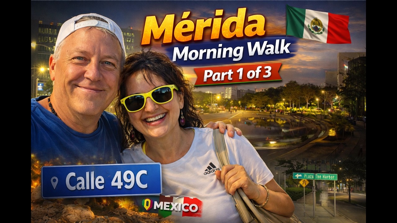 Mérida, Mexico Morning Walk 🚶‍♂️ | Part 1 – From Hotel Siglo XXI to Calle 49C