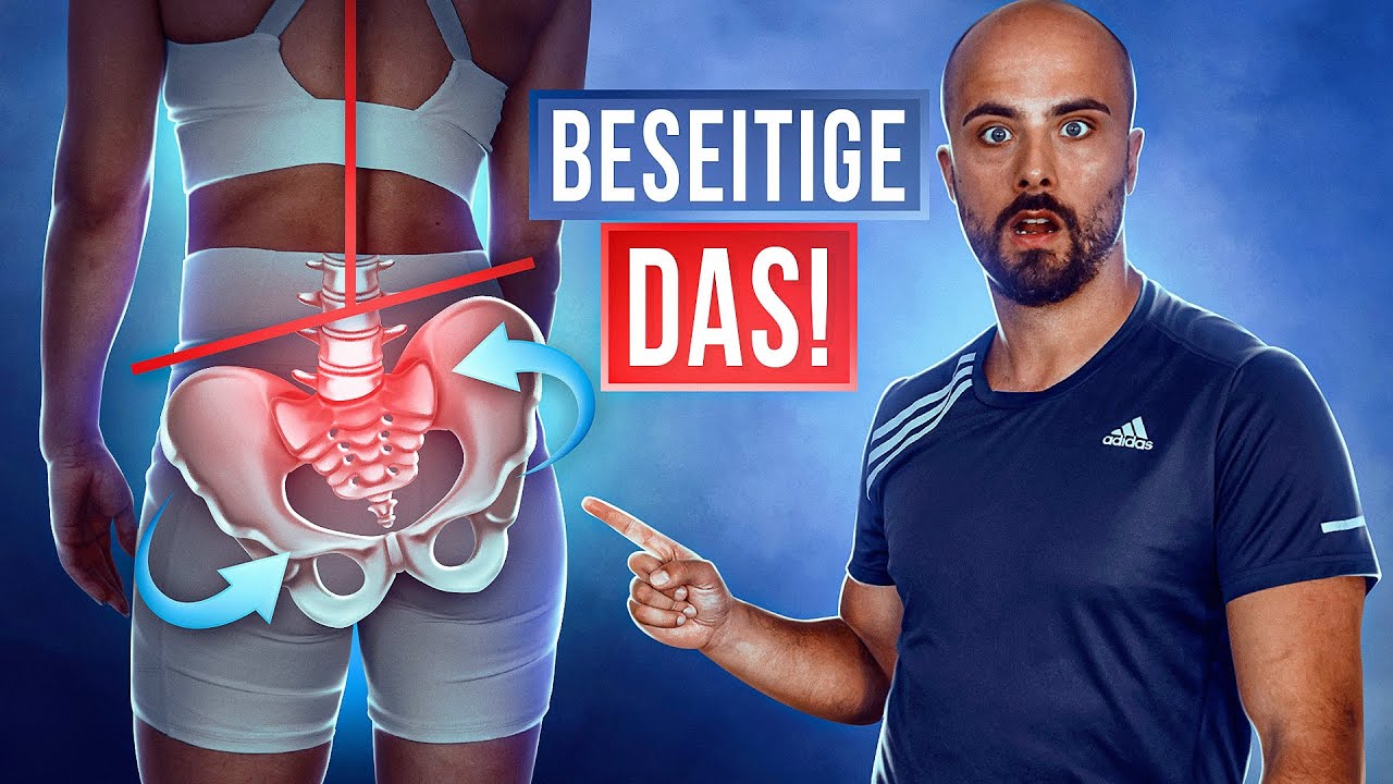 Beckenverwringung& Hüftfehlstellung | Ursache & Lösung durch Übungen