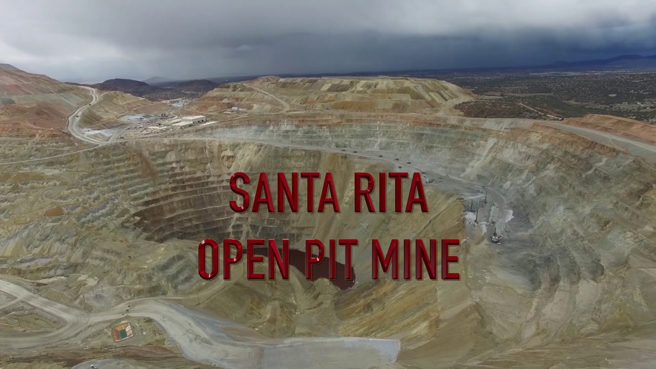 Chino Open Pit Mine and Faywood New Mexico Drone Flight