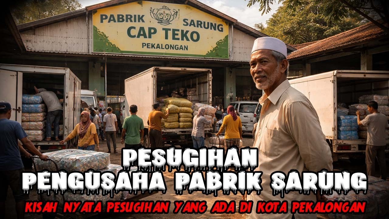 KISAH NYATA PESUGIHAN PABRIK SARUNG CAP TEKO DI PEKALONGAN