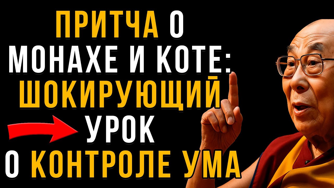 Притча о монахе и коте: ШОКИРУЮЩАЯ правда, как мы теряем контроль над собой
