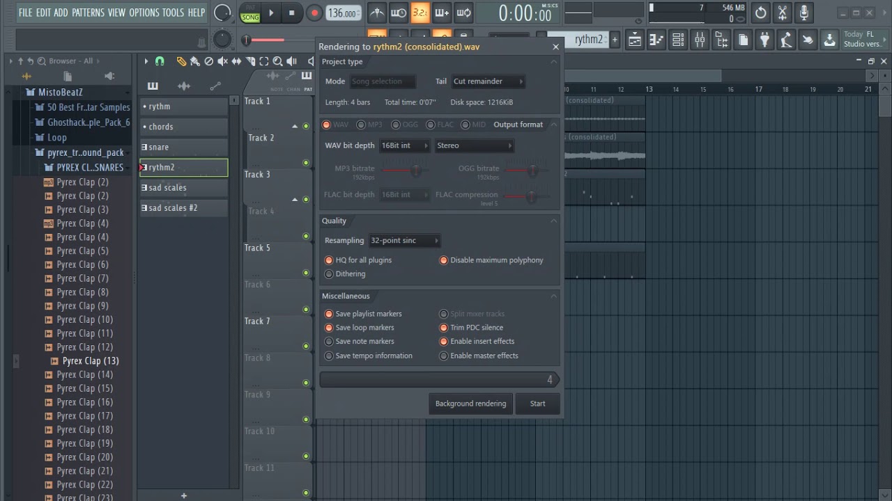 How to save CPU in fl studio 20