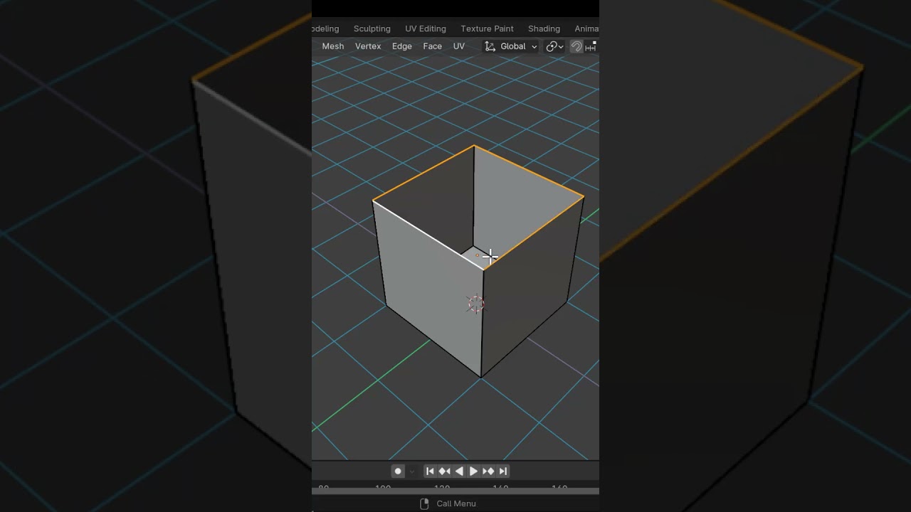 How to fill holes/gaps in blender #3dblendered #tutorial #blender #3d #tips #lifehacks #3dmodeling