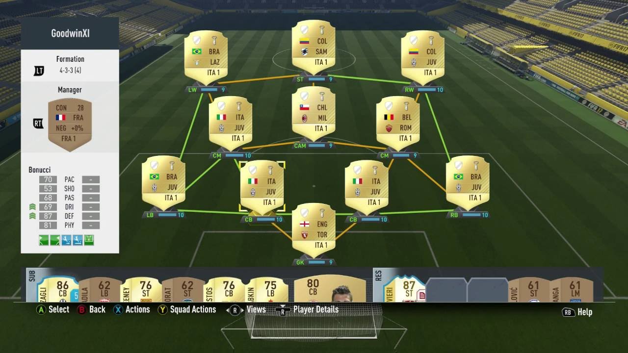 FIFA 17 SERIE A 200K SQUAD BUILDER INSANE PLAYERS