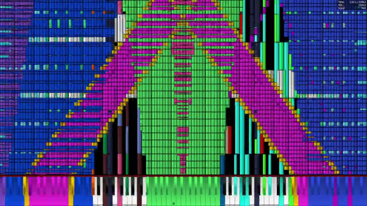 [Black MIDI] Touhou 4 - Spirit Battle ~ Perdition Crisis | RAPPE | 2.006 Million Notes | Legit Run