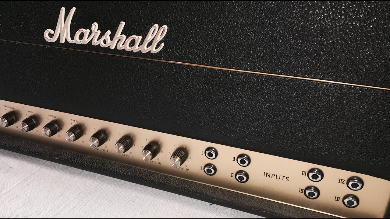 '68 Marshall Plexi Super PA - Demo and Circuit