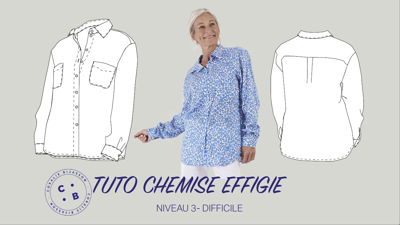 Effigie, le tuto du patron de couture de la chemise Effigie