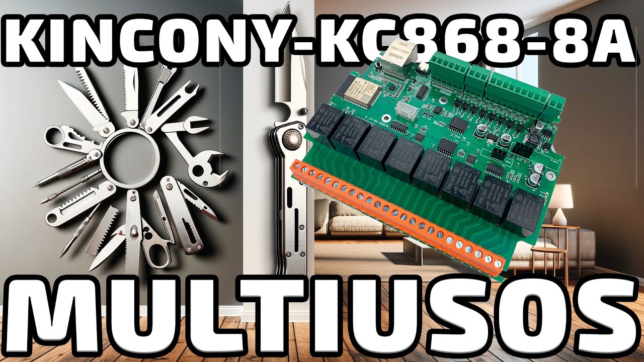 Kincony KC868-8A, la navaja multiusos de la domótica.