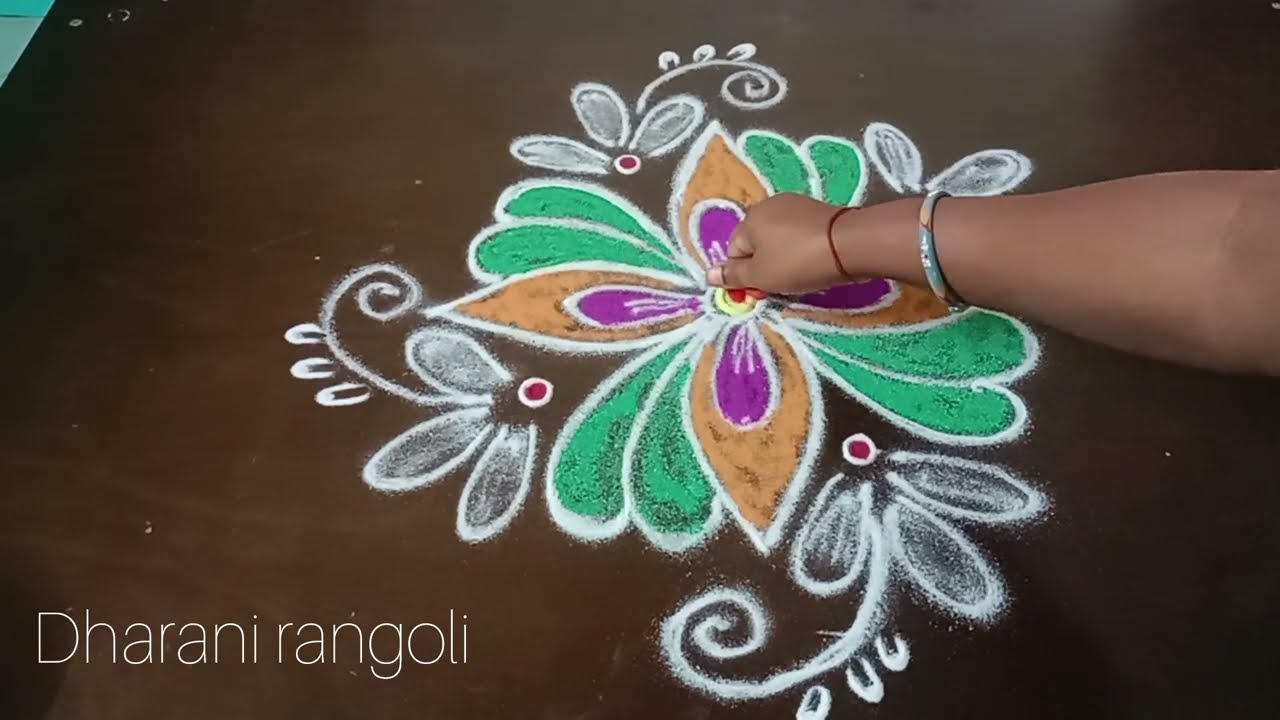Friday muggulu/Daily muggulu/Chukkala muggulu/Easy and Simple rangoli/Dharani rangoli 
