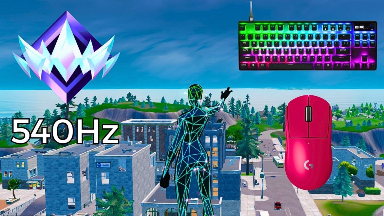 SteelSeries Apex Pro TKL ASMR 😴 | Solo vs Squad Ranked Reload 🏆 Satisfying Keyboard