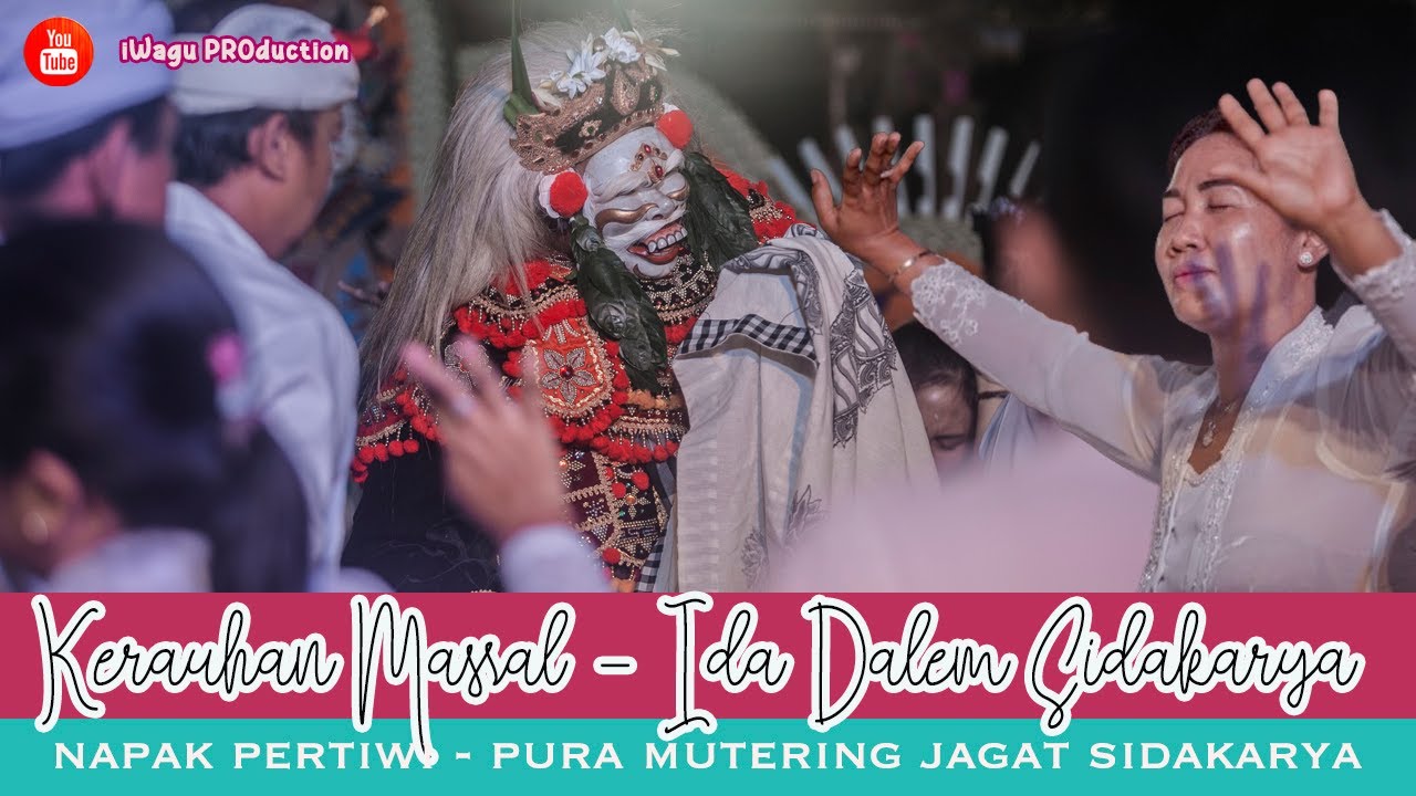 Merinding!!! KERAUHAN MASSAL Saat Ida Dalem Sidakarya Napak Pertiwi | Pura Mutering Jagat Sidakarya