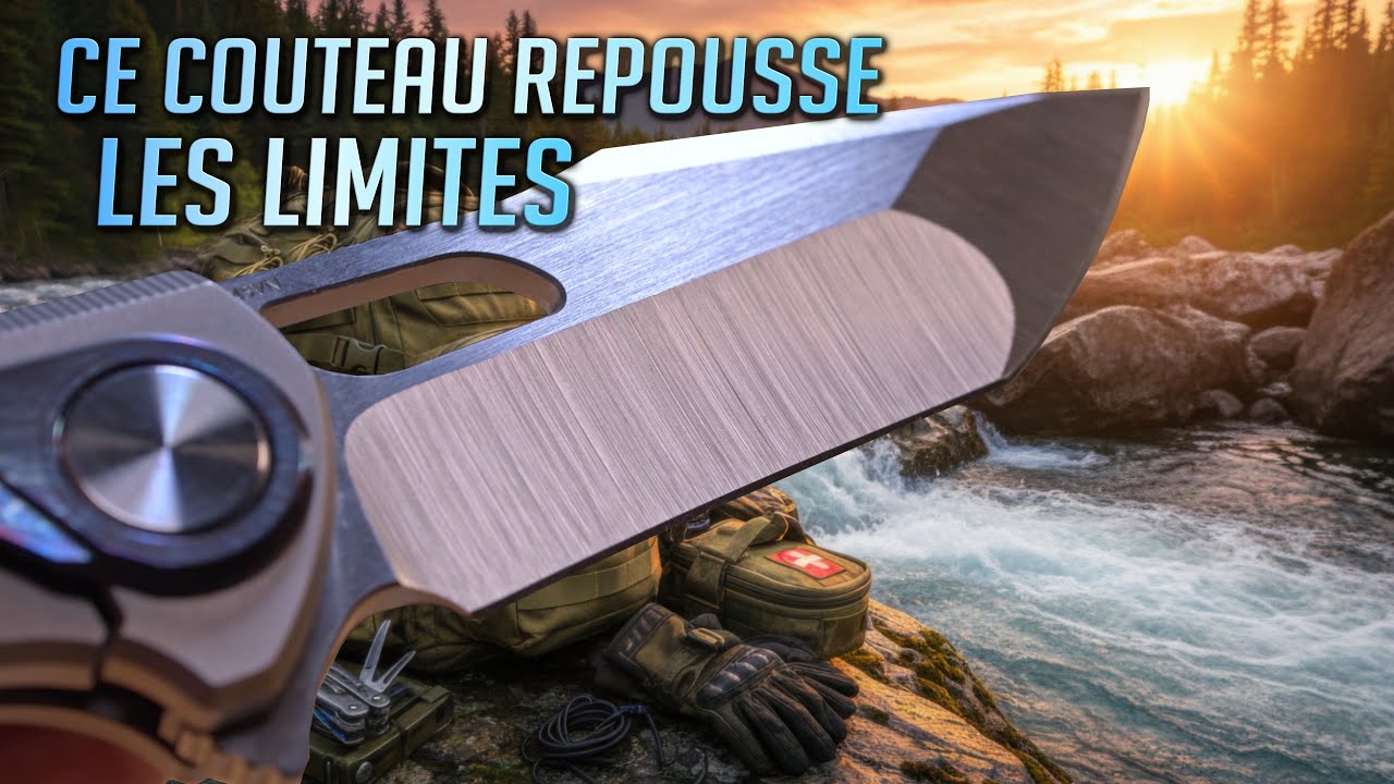 Un couteau pliant technique et musclé !