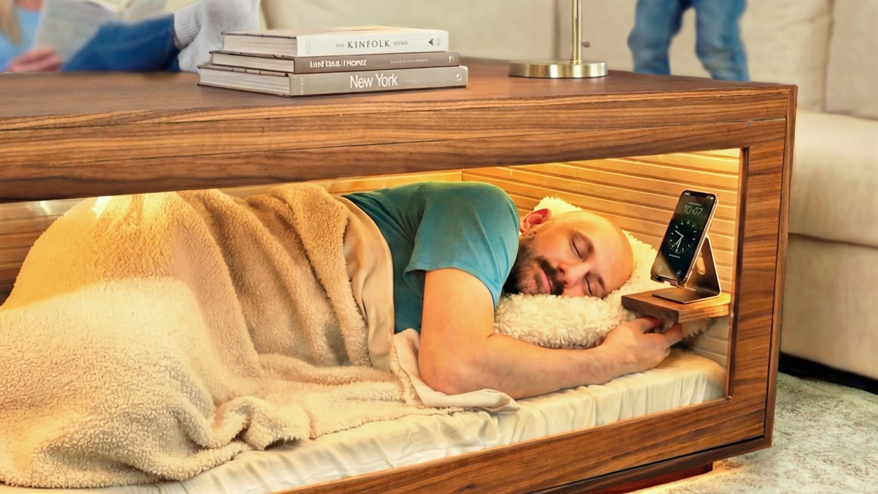 I Built 3 Levels of Coffee Tables - 1 Hr, 1 Day, 1 Week