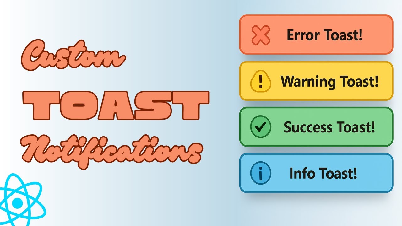 Custom Toast Notification System with React – Step by Step!