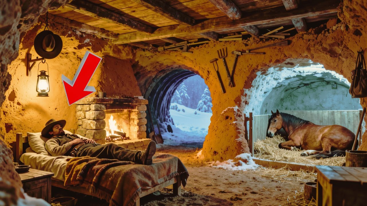 Se burlaron de él por construir un refugio subterráneo oculto… Hasta que el invierno lo confirmó